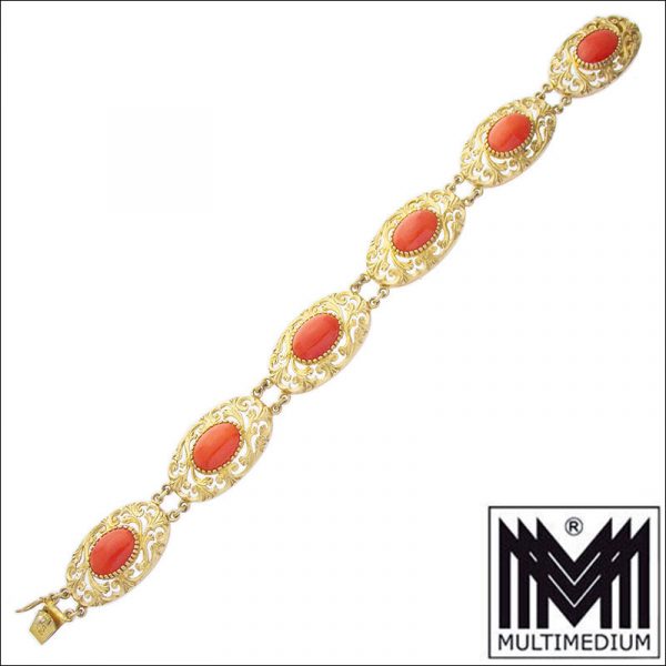 Sardegna Koralle Set Ohrringe Armband Anhänger coral silver earrings bracelet pendant