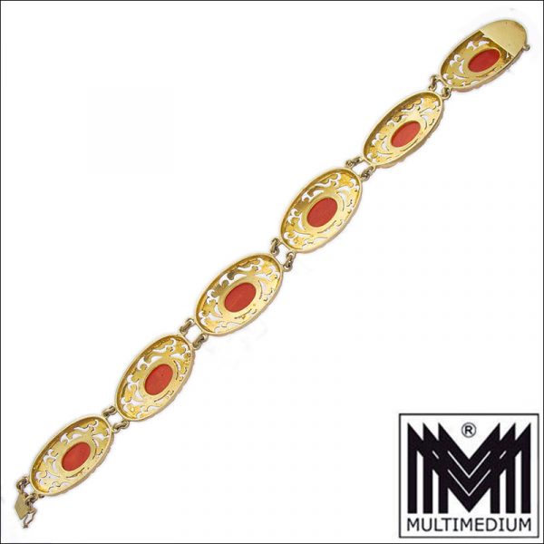 Sardegna Koralle Set Ohrringe Armband Anhänger coral silver earrings bracelet pendant