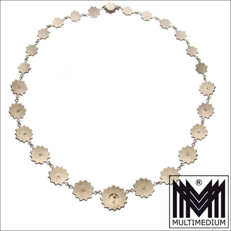 20251022 CRW 8658 Antikes Tombak Granat Collier Halskette um 1880 tombac garnet necklace