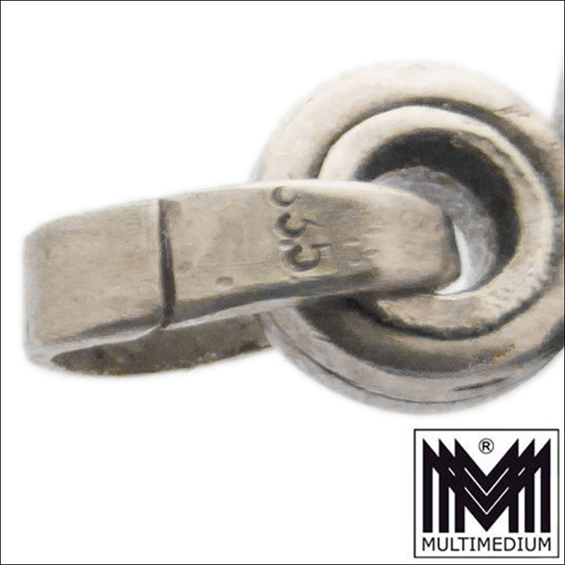 20260104 PXL 20260104 150513062.RAW 02.ORIGINAL Jugendstil Silber Spiegel Medaillon Anhänger Antik silver mirror locket pendant