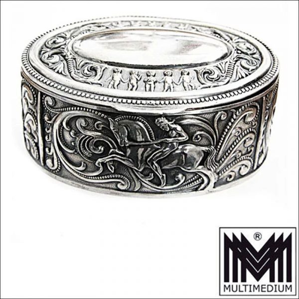 Jugendstil Dose Robert Kraft Pforzheim Alpacca