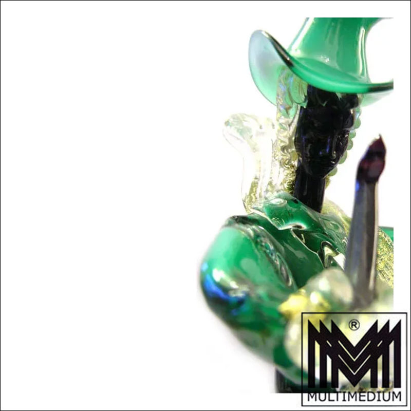 Barovier Toso female dancer Murano glass pic 4o Barovier und Toso Tänzerin Murano Glasfigur mit Goldpuder