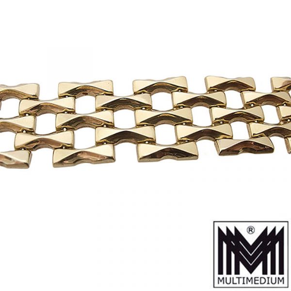 333 er Gelbgold Armband im Art Deco Stil gold bracelet 8ct