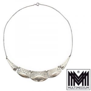 Art Deco Silber Collier Halskette silver necklace jewelry Schmuck wohl WMF