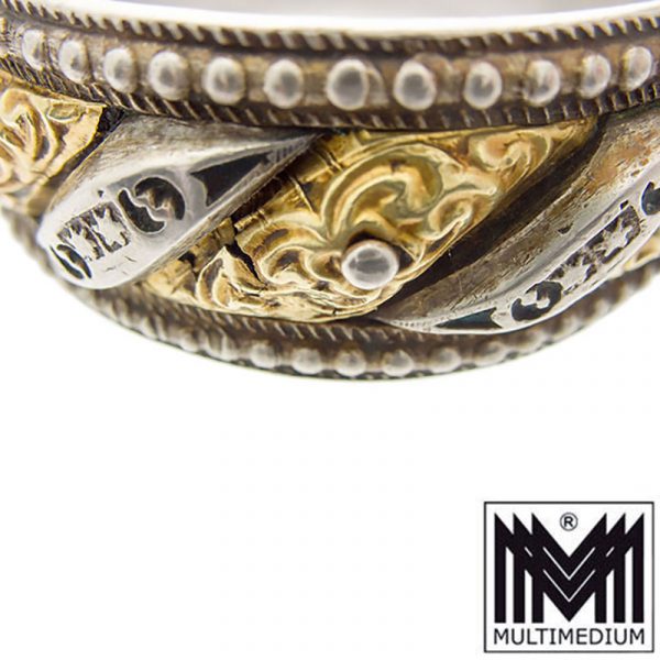 Antiker Shams U Qamar Gold Silber Armreif gold silver bracelet Maroco