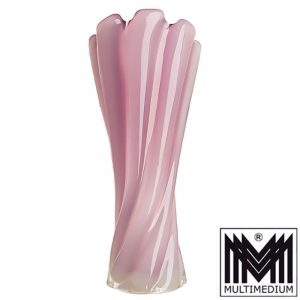 Archimede Seguso Murano Barovier & Toso Italy rosa Glas Vase glass