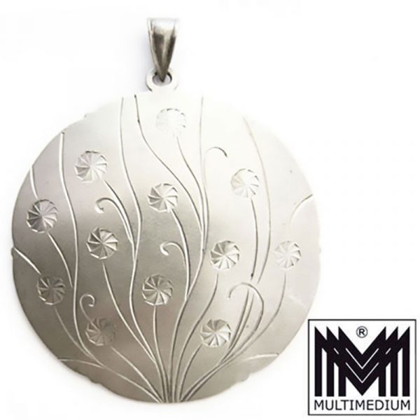 Art Deco Anhänger Silber 835 signiert Hans Przyrembel, Leipzig silver pendant