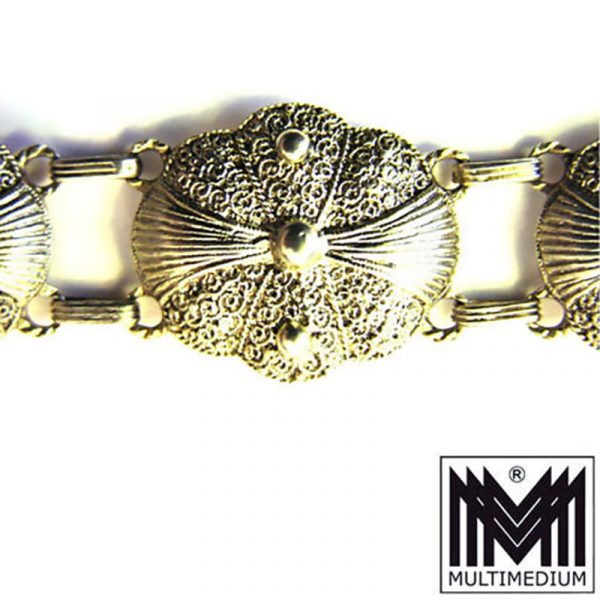Silber Armband signiert Theodor Fahrner vergoldet silver bracelet signed