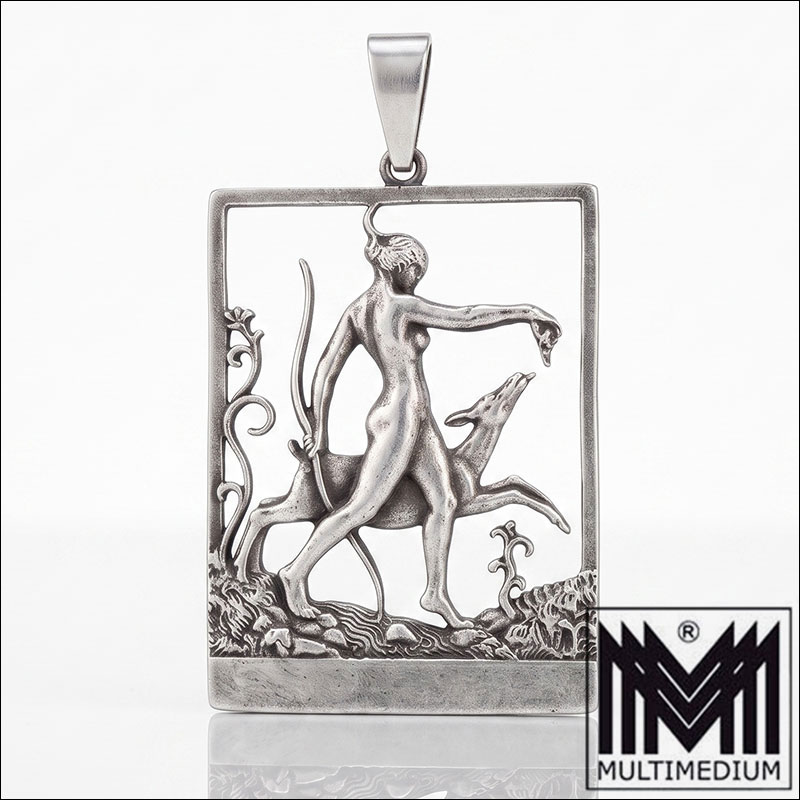 Gemini Generated Image 12bdmr12bdmr12bd Art Deco Silber Anhänger Tore Strindberg
