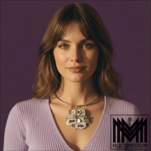 Christian Chr. Dior Collier Halskette vergoldet signiert Vintage necklace