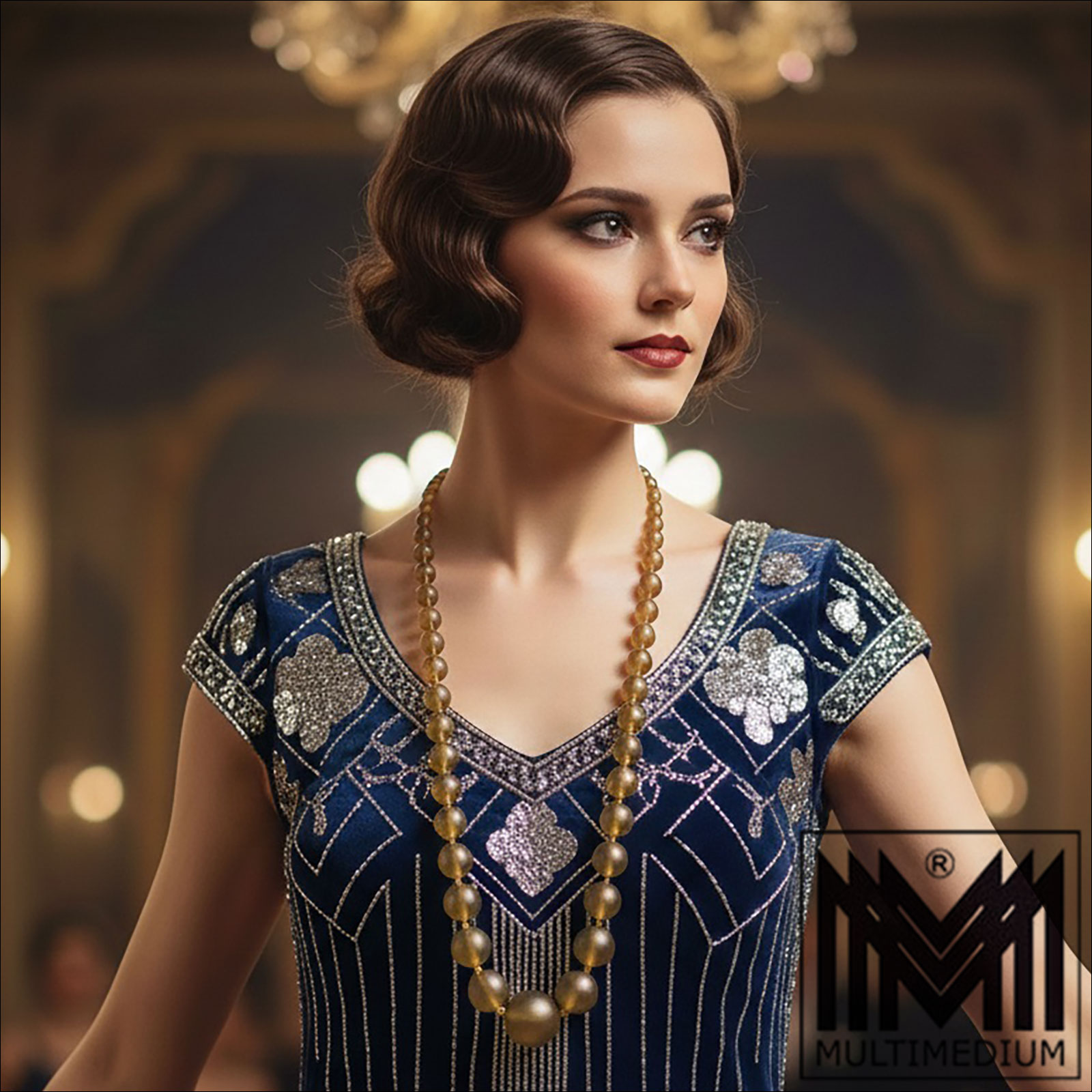 Gemini Generated Image 51b0ff51b0ff51b0 WMF Ikora Myra Glas Halskette Art Deco Rarität glass necklace