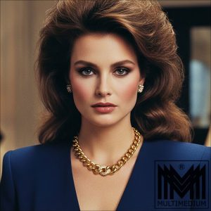 Henkel & Grossé Germany Collier Halskette Panzerkette stark vergoldet für Dior