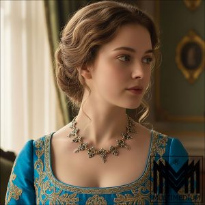 Antique historicism neo-renaissance necklace necklace rare traditional costume necklace Rare, beautiful antique historicism necklace around 1850, in silver-plated metal, with gold-plated intermediate elements with toggle closure in a good, beautiful top condition cleaned, ready to wear, Length: 43 cm (fits close to the neck) Width: 2.8mm