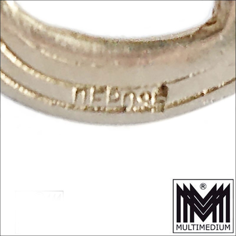 Georges le Sache Antoine Beaudouin Jugendstil Silber Anhaenger Emaille Modestie 05 Georges le Saché Antoine Beaudouin Jugendstil Silber Anhänger Emaille Modestie