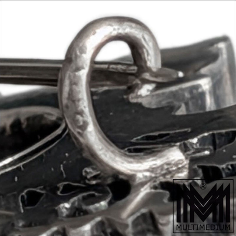 Historismus Neorenaissance Silber Brosche Almandin Granat Chrysopras Antik 03 Historismus Neorenaissance Silber Brosche Almandin Granat Chrysopras Antik