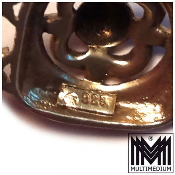 Art Deco Theodor Fahrner Pforzheim Silber Armband vergoldet silver gilt bracelet
