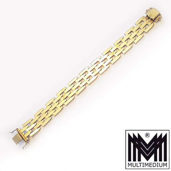 60er Jahre, 60s, Armband, Art Deco, bracelet, Gold