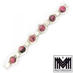Rhodochrosit Silber Armband