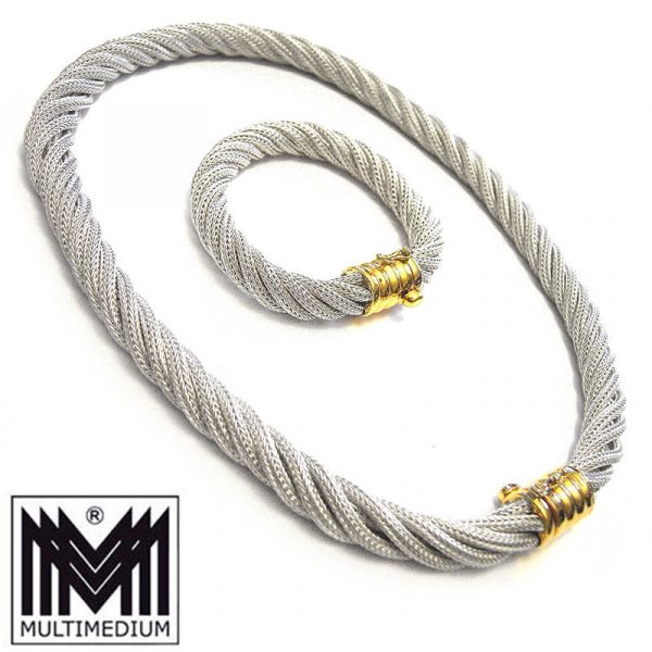 Tane Mexico sterling silver necklace bracelet